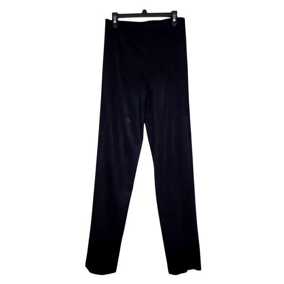 Misook Knit Pants Womens M Black Acrylic Pull On Stretch Elastic Waist Staple - Picture 1 of 6